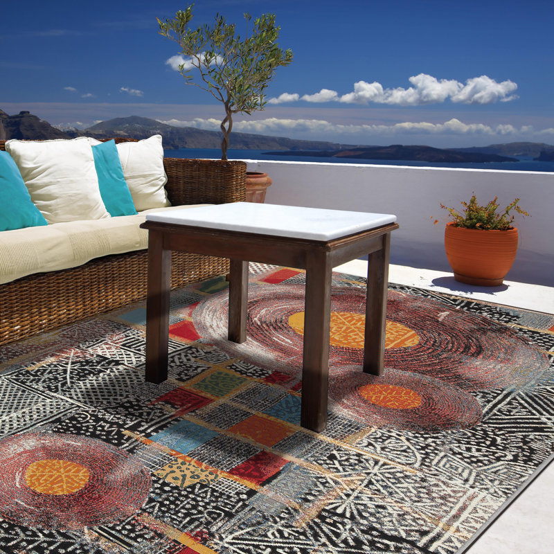 Dermot Flatweave Brown/Beige/Black Rug, Rectangle 60 x 100cm