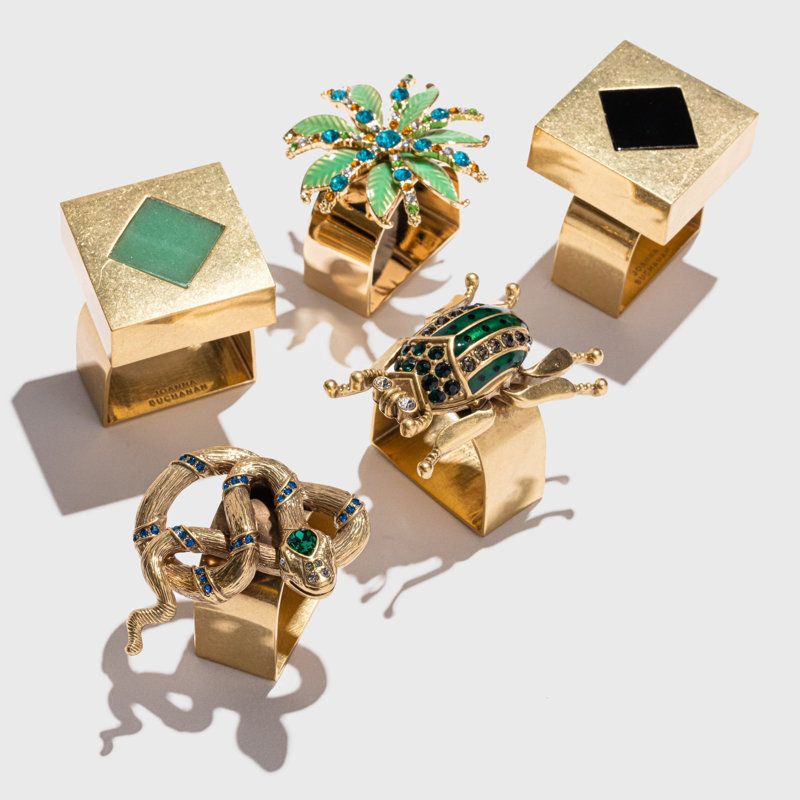 Deco Cube Napkin Rings