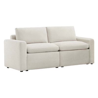 Canapé modulaire inclinable électrique 2 pièces Lana