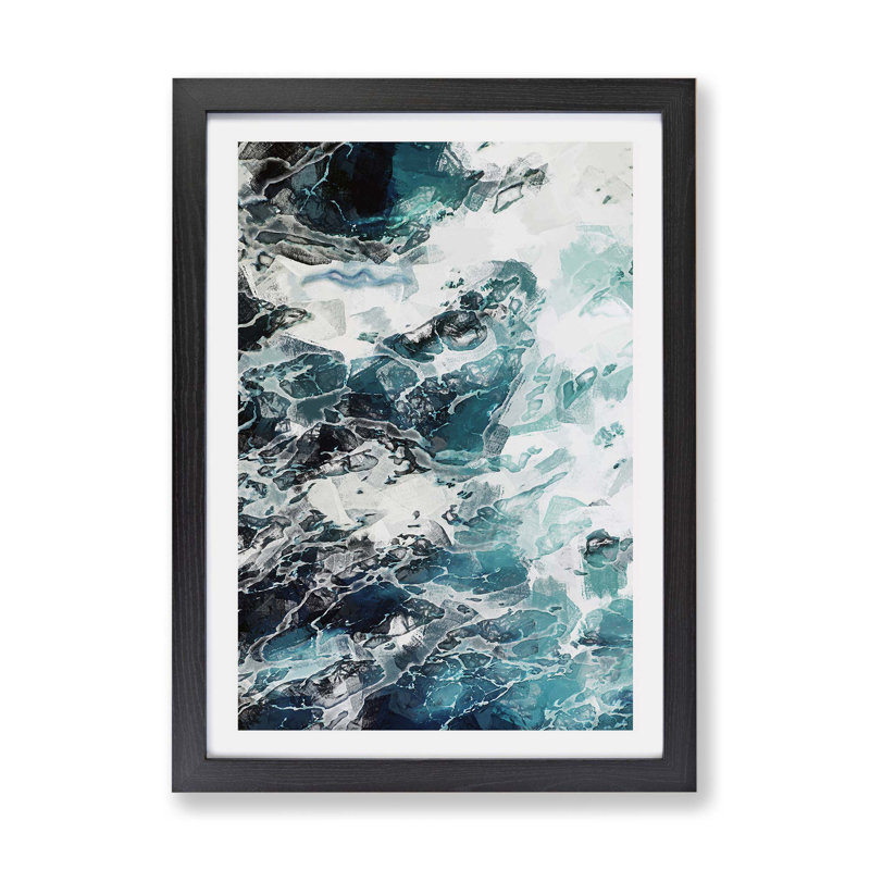Tempest - Framed Print, Black, 45cm H x 63cm W x 2cm D