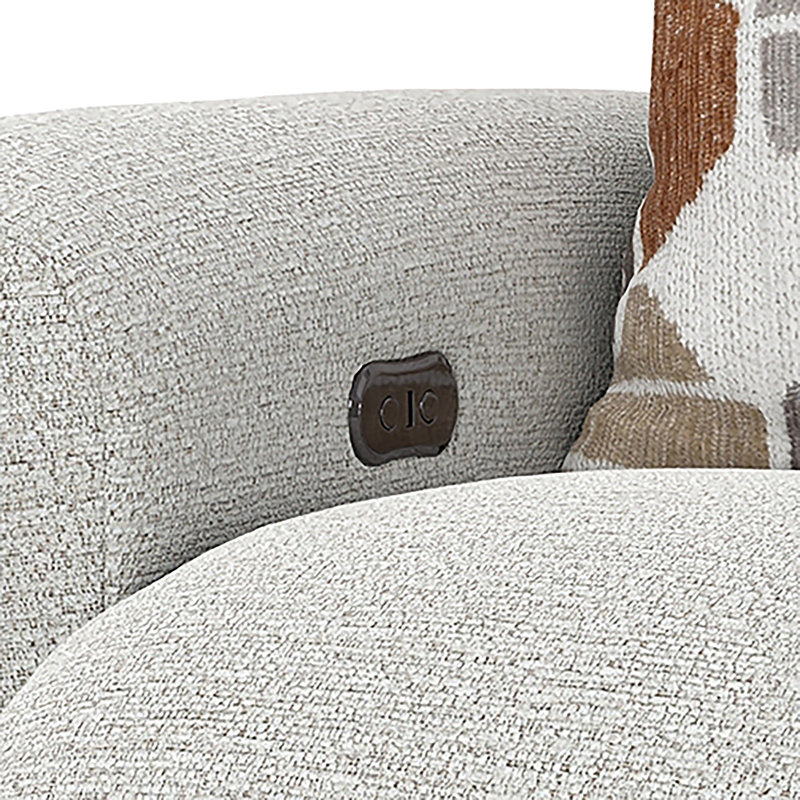 Fauteuil inclinable électrique Meniru, Crème, crème