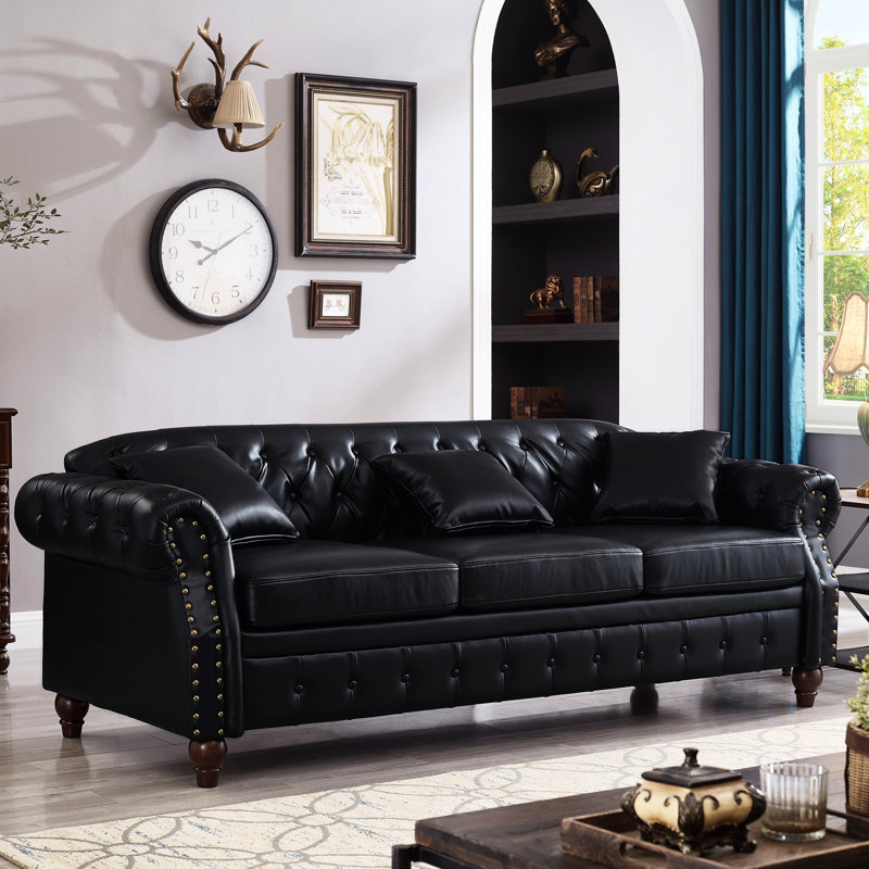 Fauteuil de salle à manger 85,8 po Family, Black