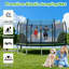 Trampoline Aero Modern avec enceinte sécuritaire et cadre en métal robuste-120887222