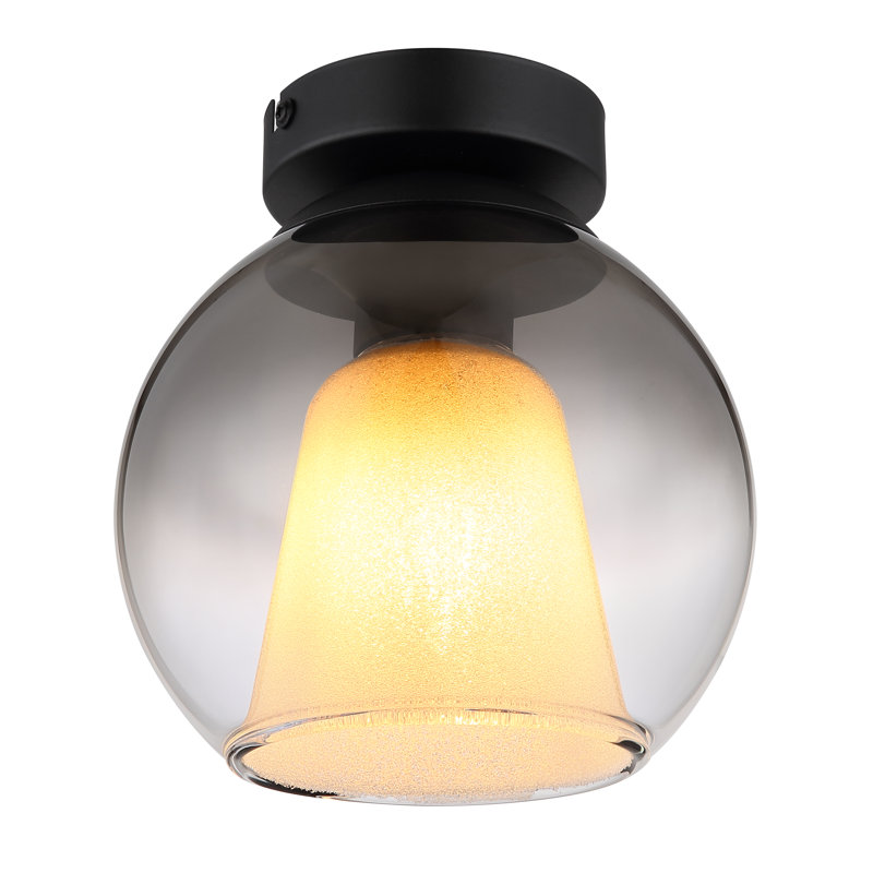 Jaxony Flush Mount, Matt black
