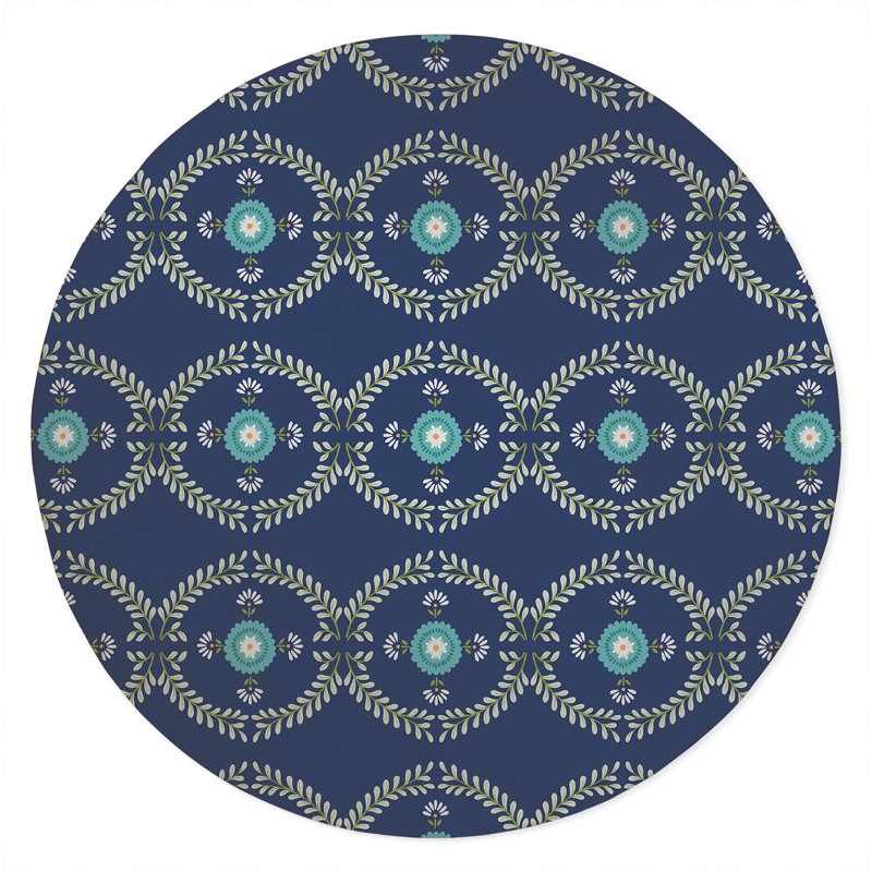 Bree Non Slip Outdoor Rug, Round 5'