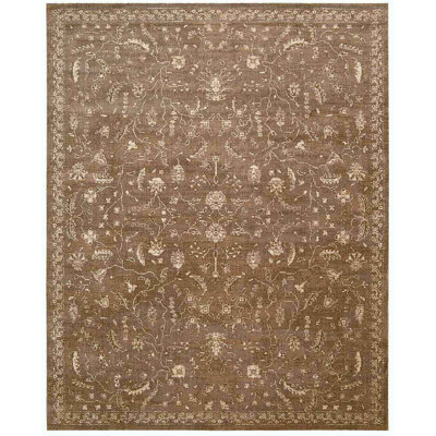 Tapis cacao en laine Eidelweiss