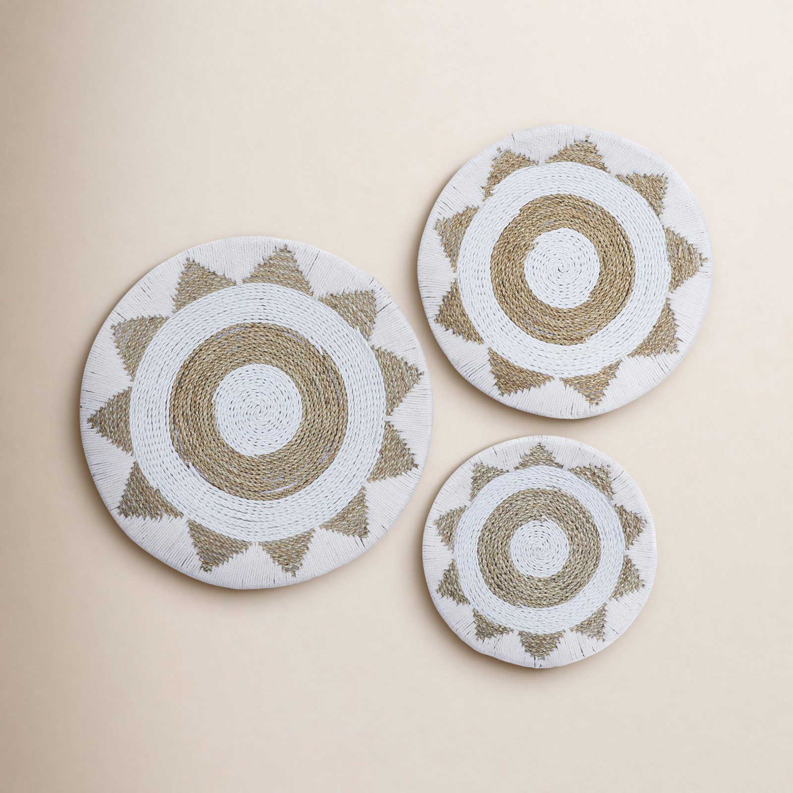 Fabric Wall Decor, White