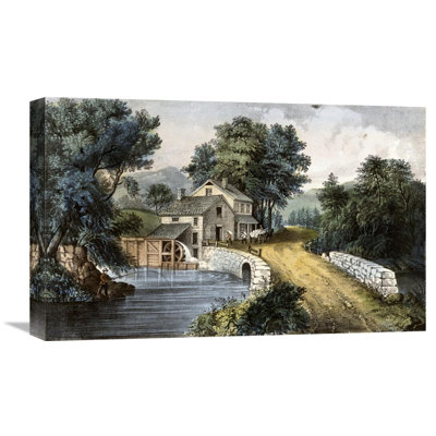 " Roadside Mill " by Currier And Ives
