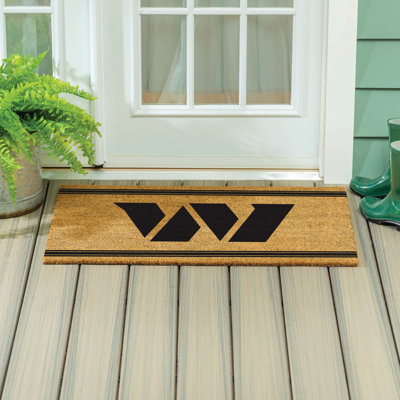 Washington Commanders Large One Colour Coir Mat, 36"x24"