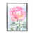 Impression argent sur toile encadrée