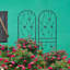Paquet de 4 treillis de jardin en métal antirouille pour plantes grimpantes