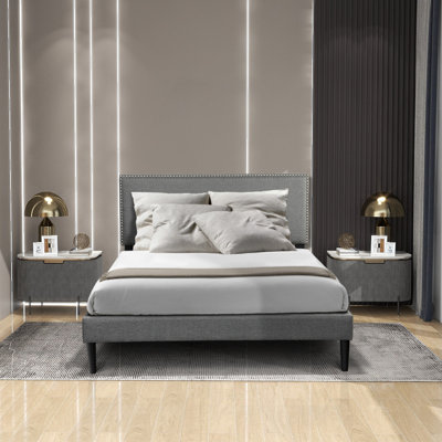Upholstered Platform Bed