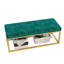 Storage Bench For Entryway, Mid - Century Style, Synthetic Leather, Steel Frame Support, 600 Lb Load, Soft Velvet Cushion, Simple To Install Modern With Pu Frame, Capacity, High Density Rebound,