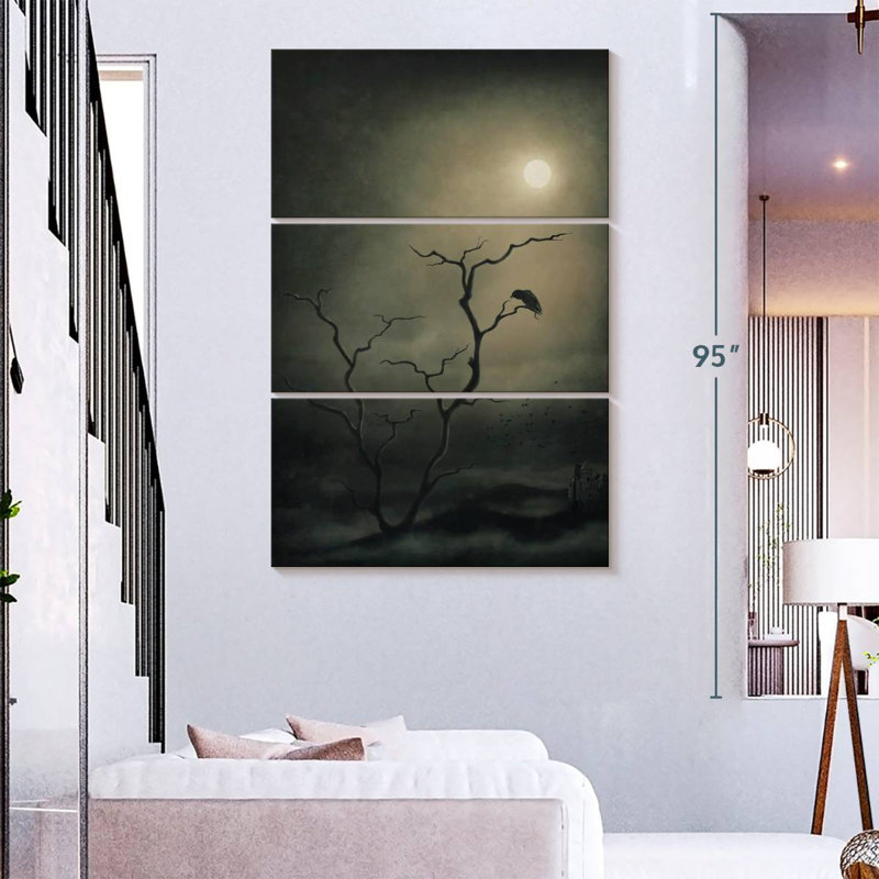 Hitzel Creepy Tree, 23" H x 14" W