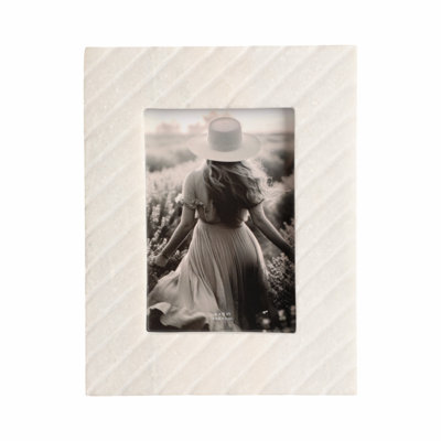 Marble Ridged Picture Frame