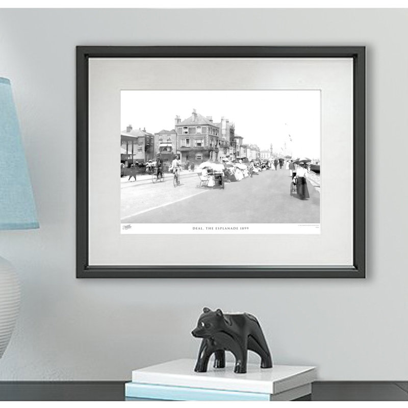 Deal, The Esplanade 1899 - Single Picture Frame Print, 45cm H x 60cm W x 2.3cm D