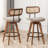 Sirine Swivel Linen Bar & Counter Stool-571734793