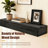 72" Rustic Wood Fireplace Mantel,Wall-Mounted & Floating Shelf For Home Decor-125784114
