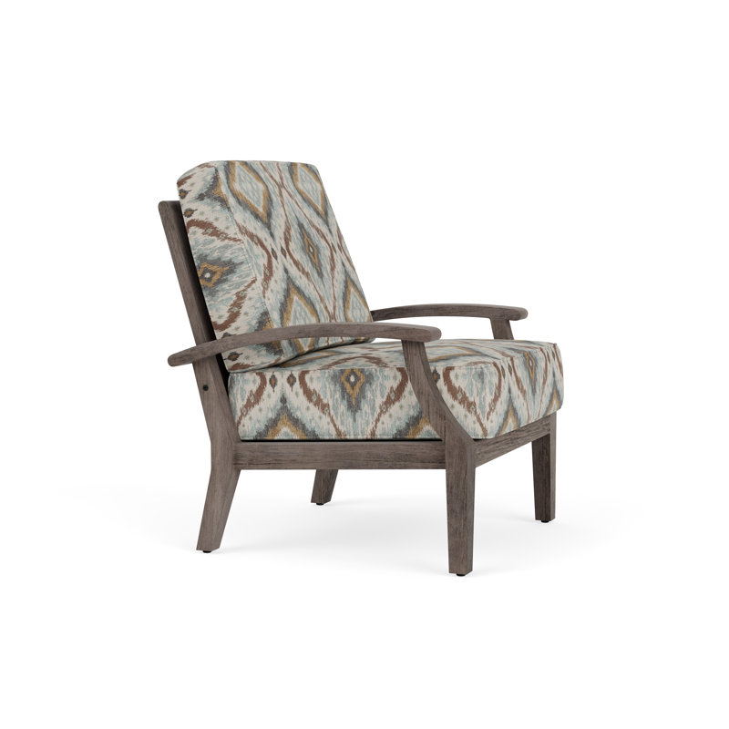 Frontier Outdoor Lounge Chair, Bark, Wayfarer Dune