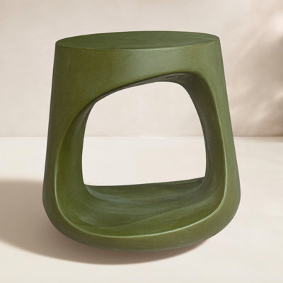 Trae Concrete Patio Bar Stool