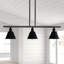 Luminaire suspendu linéaire à 3 lumières pour îlot de cuisine Dallyn-820646702-865485071-865485066