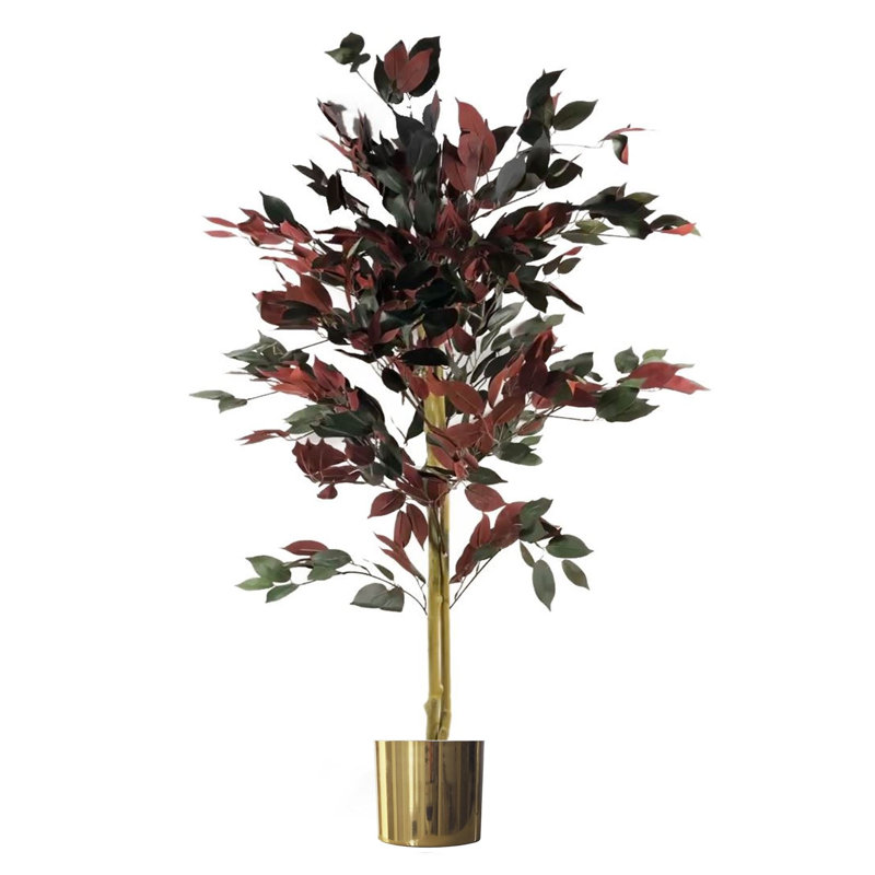 120cm Faux Tree in Metal Planter