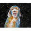 Art abstrait sur toile Labradoodle abstraite | Décor