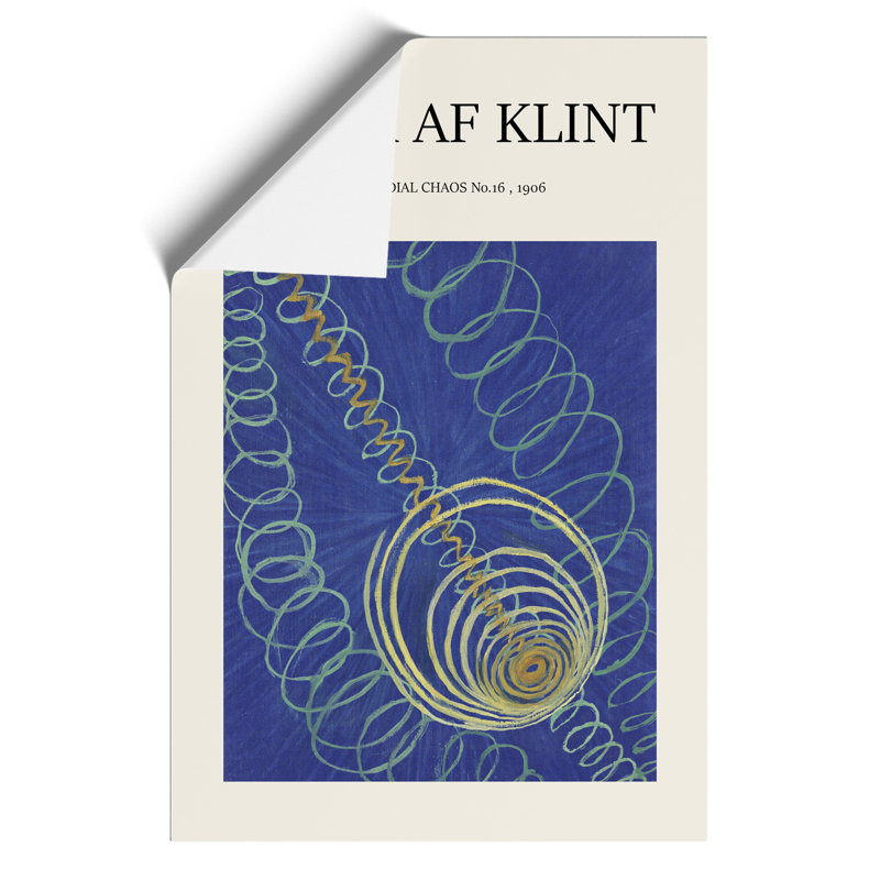 Primordial Chaos No.16 by Hilma Af Klint - No Frame Print, 30cm H x 21cm W x 0.1cm D