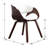 Caydince Faux Leather Side Chair-314228894