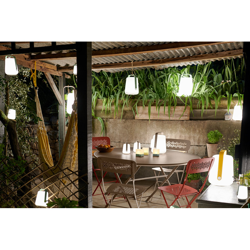 Balad LED Outdoor Wall Lantern, Honey, 10" H x 7.5" W x 7.5" D