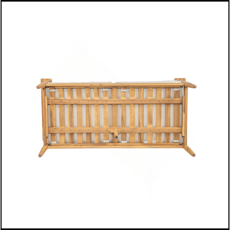 Terassi Outdoor Acacia Wood Loveseat