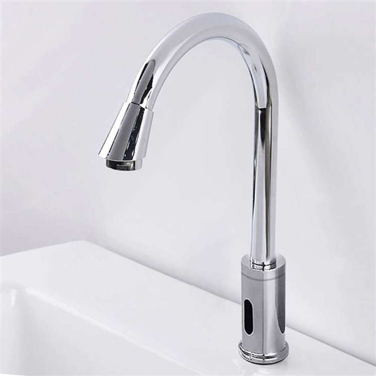 FS HTAAS99 Chrome Adjustable Commercial Touchless Sensor Faucet
