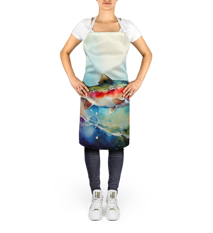 No Pattern Bib Apron
