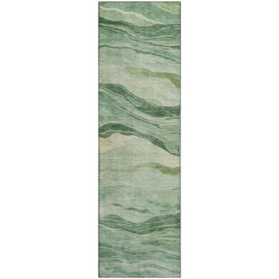 Premium Machine Washable Alijah AMF1246 Stripes Rug