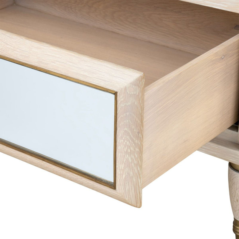 Sophia 1 - Drawer Solid Wood Nightstand