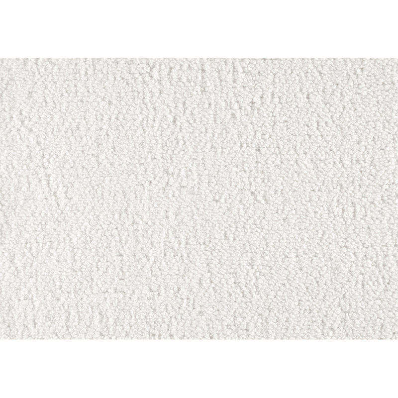 Chaise rembourrée blanche Boucle