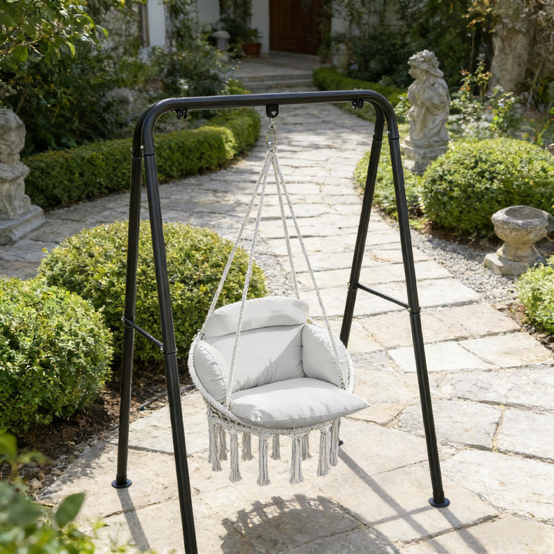 Outdoor Hanging Chair,Hammock Swing Chair, Gray