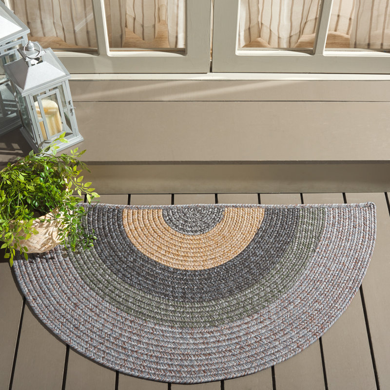 Tapis intérieur / extérieur Doner, Demi-cercle 2 pi x 4 pi