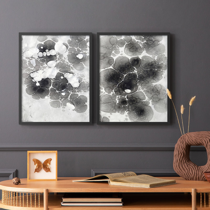 Impression encadrée de qualité supérieure Marble XIII - prête à être accrochée - aucun clou requis - aucun clou requis