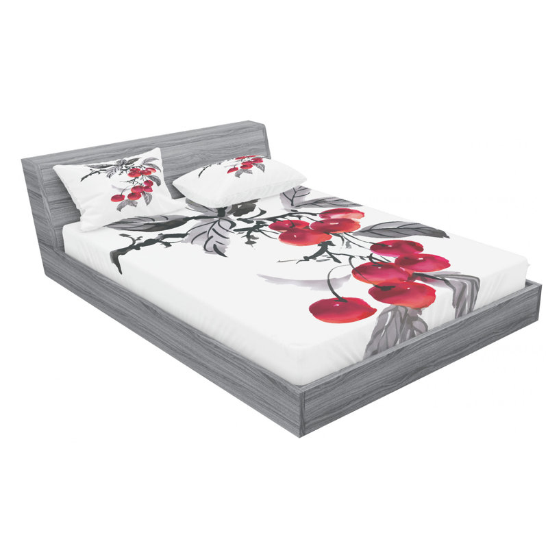 Microfiber Sheet Set, Full Sheet Set with Fitted Sheet