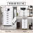 7-Drawer File Cabinet for Office Storage, File Cabinet on Wheels, Desk File Cabinet Unit, Wooden Office Drawer-1824559433
