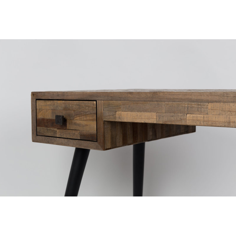 Leo Solid Wood Secretary Desk