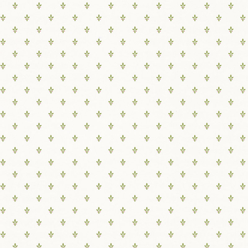 Rouleau de papier peint 32,7 pi x 20,5 po Jacksonville, Vert / rose / blanc cassé