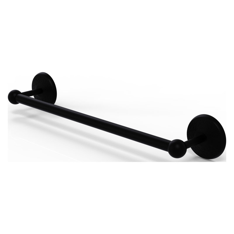 Barre à serviettes murale Marchmont, Noir mat, 3" H x 30" L x 2.5" D