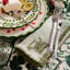 TWILL STRIPE GREEN Monogrammed Napkin Set