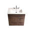 Meuble-lavabo de 30 po en noyer. Rangement intérieur enrichi, mouvement silencieux. Poignée ergonomique. Lavabo blanc. Performance généreuse pré-assemblée. Style.-685146249-685146248