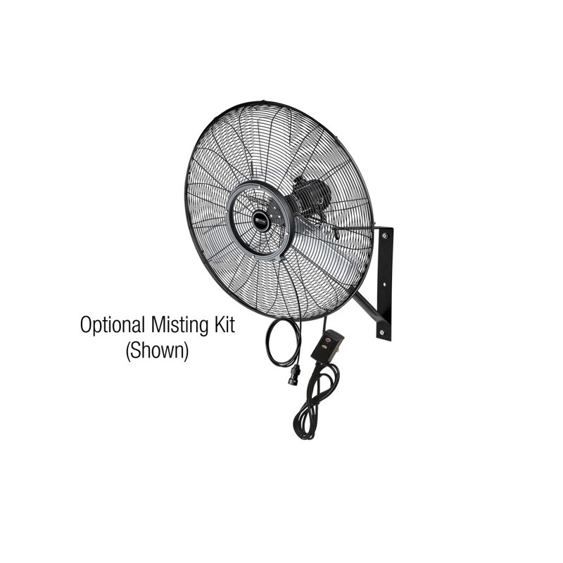Ventilateur mural oscillant, H 27,95 po x l 26,37 po x P 33,85 po