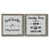 Gray Framed Canvas