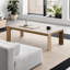 Table basse en travertin minimaliste-441853260