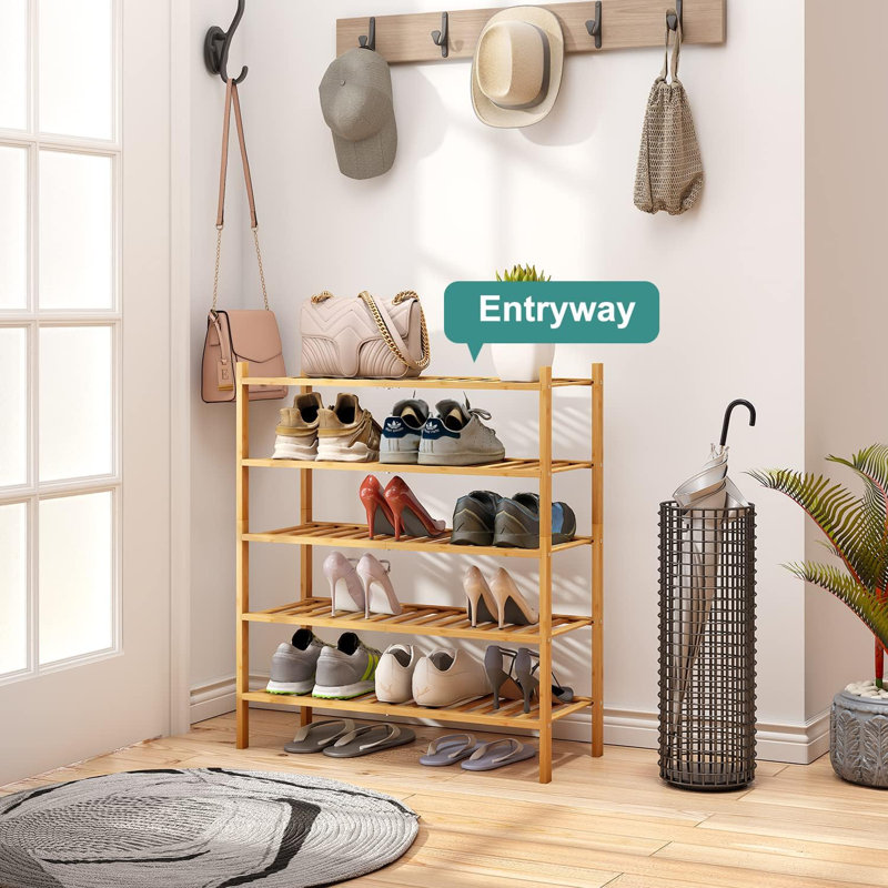 15 Pair Stackable Shoe Rack
